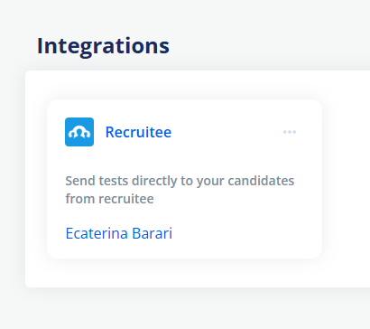 Recruitee integration with CodeAid - integration complete