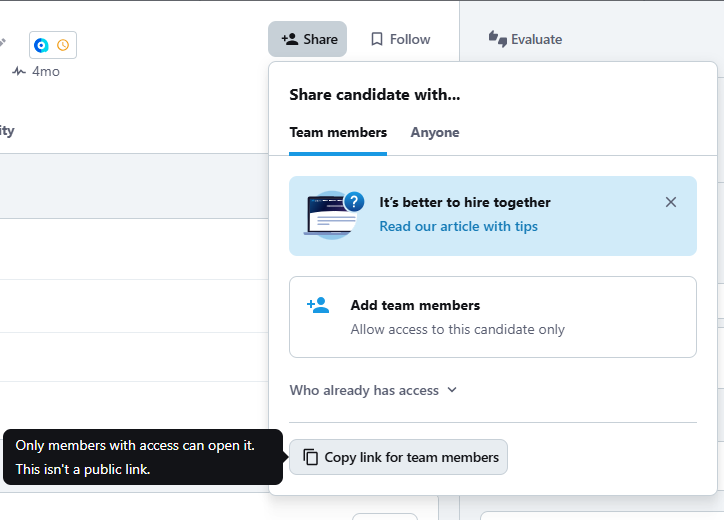 Codeaid Recruitee integration - linking existing candidates across platforms