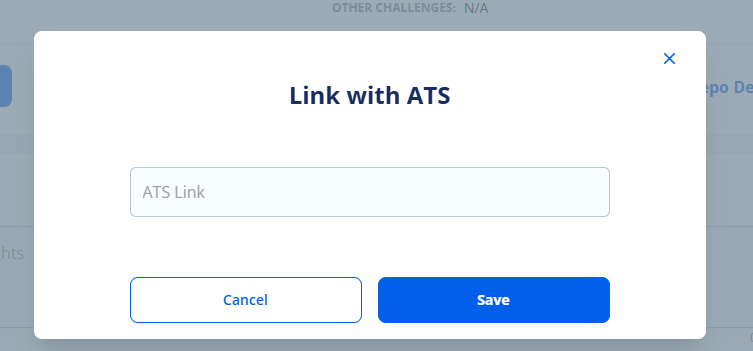 Codeaid Link with ATS popup